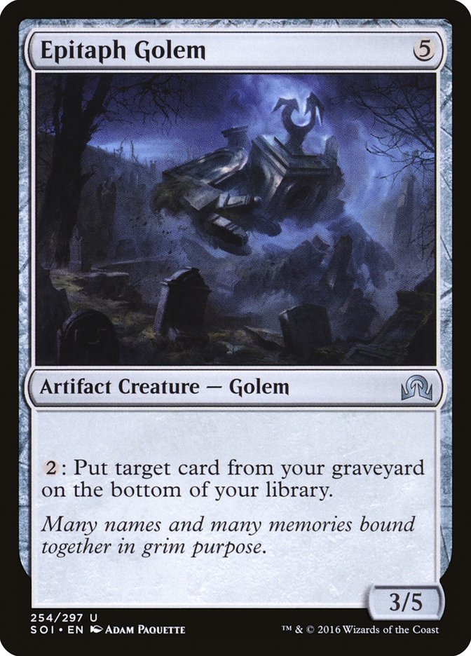 Epitaph Golem [Shadows over Innistrad] | Play N Trade Winnipeg