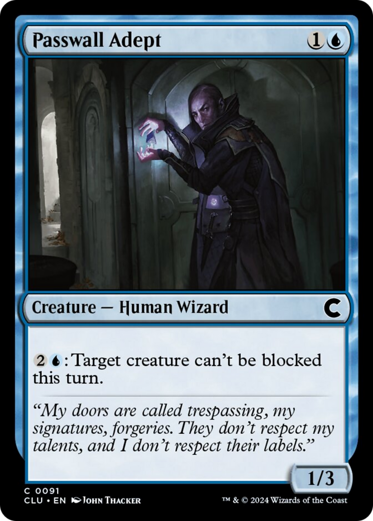 Passwall Adept [Ravnica: Clue Edition] | Play N Trade Winnipeg