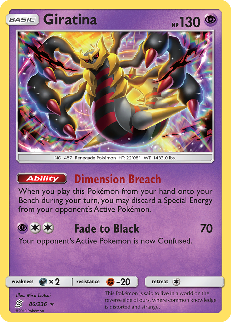 Giratina (86/236) [Sun & Moon: Unified Minds] | Play N Trade Winnipeg