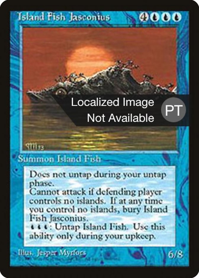 Island Fish Jasconius [Fourth Edition (Foreign Black Border)] | Play N Trade Winnipeg