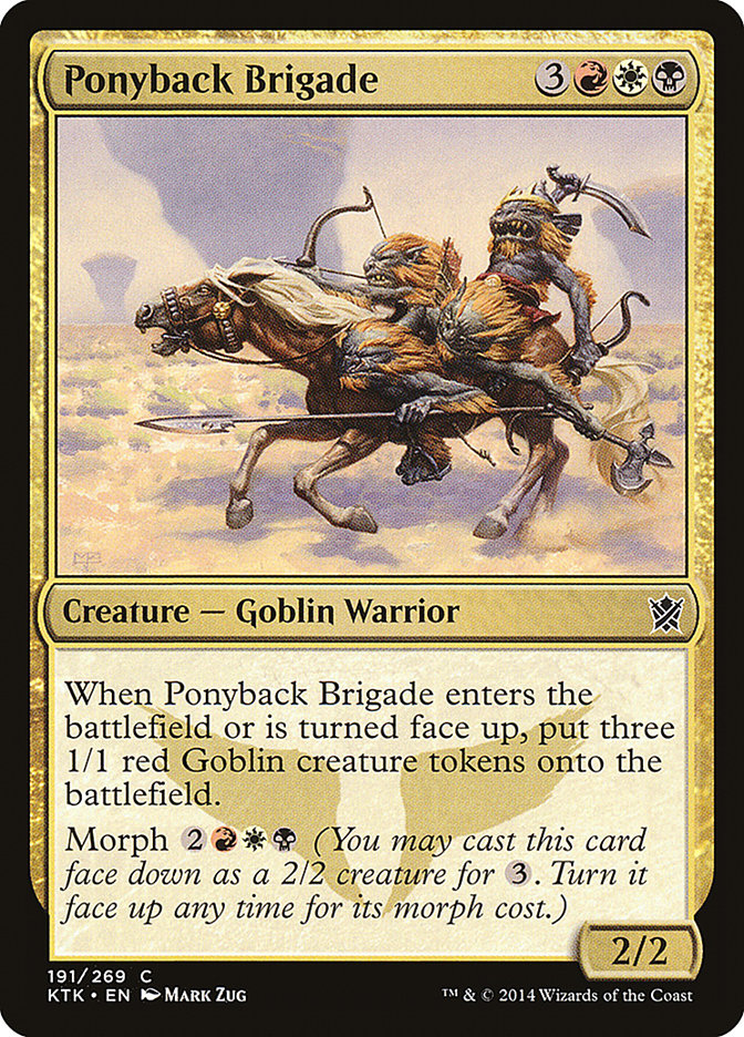 Ponyback Brigade [Khans of Tarkir] | Play N Trade Winnipeg