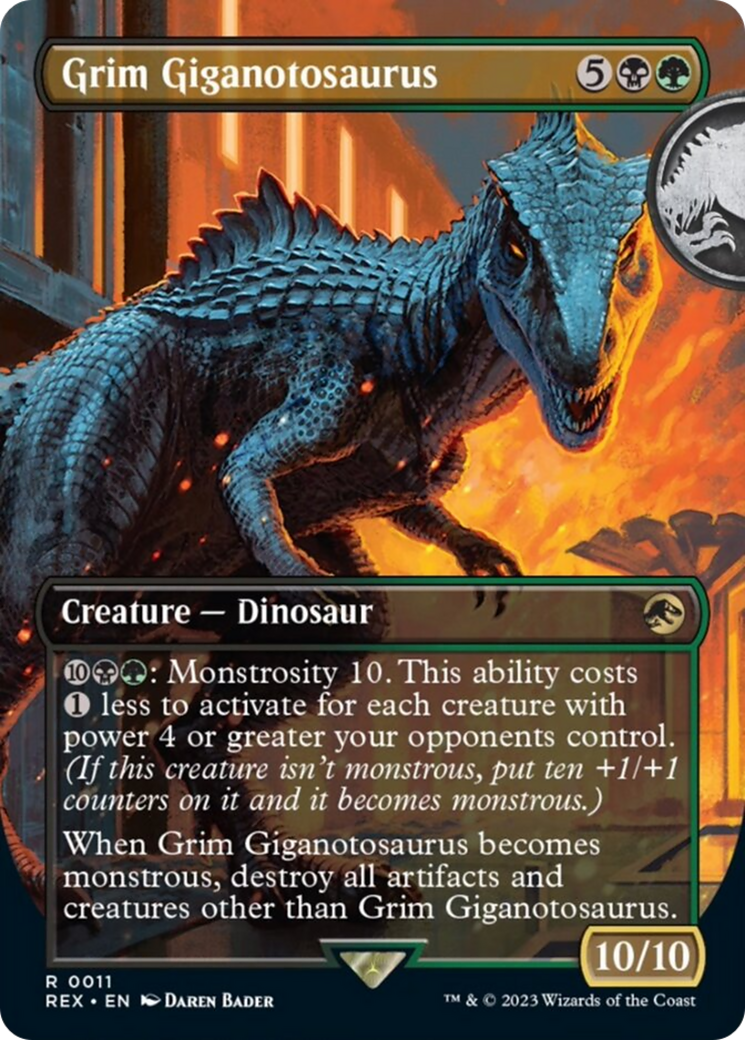 Grim Giganotosaurus (Borderless) [Jurassic World Collection] | Play N Trade Winnipeg