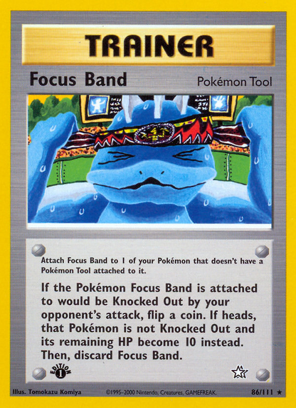 Focus Band (86/111) [Neo Genesis 1st Edition] | Play N Trade Winnipeg