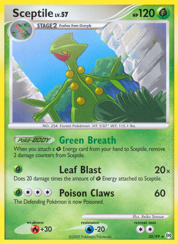 Sceptile (30/99) [Platinum: Arceus] | Play N Trade Winnipeg