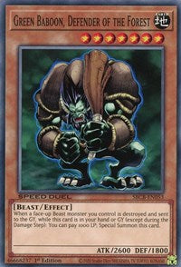 Green Baboon, Defender of the Forest [SBCB-EN053] Common | Play N Trade Winnipeg