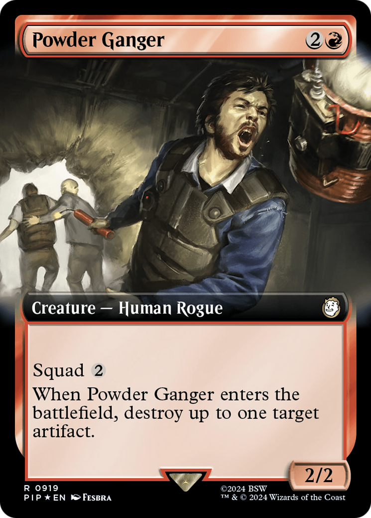 Powder Ganger (Extended Art) (Surge Foil) [Fallout] | Play N Trade Winnipeg