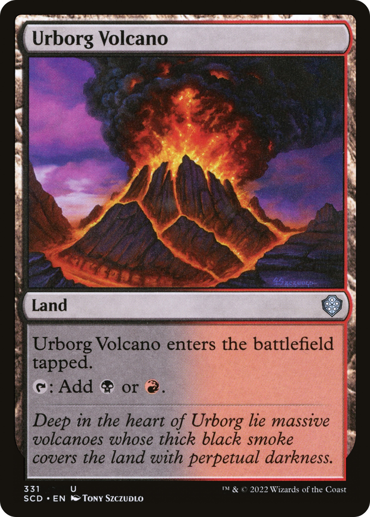 Urborg Volcano [Starter Commander Decks] | Play N Trade Winnipeg