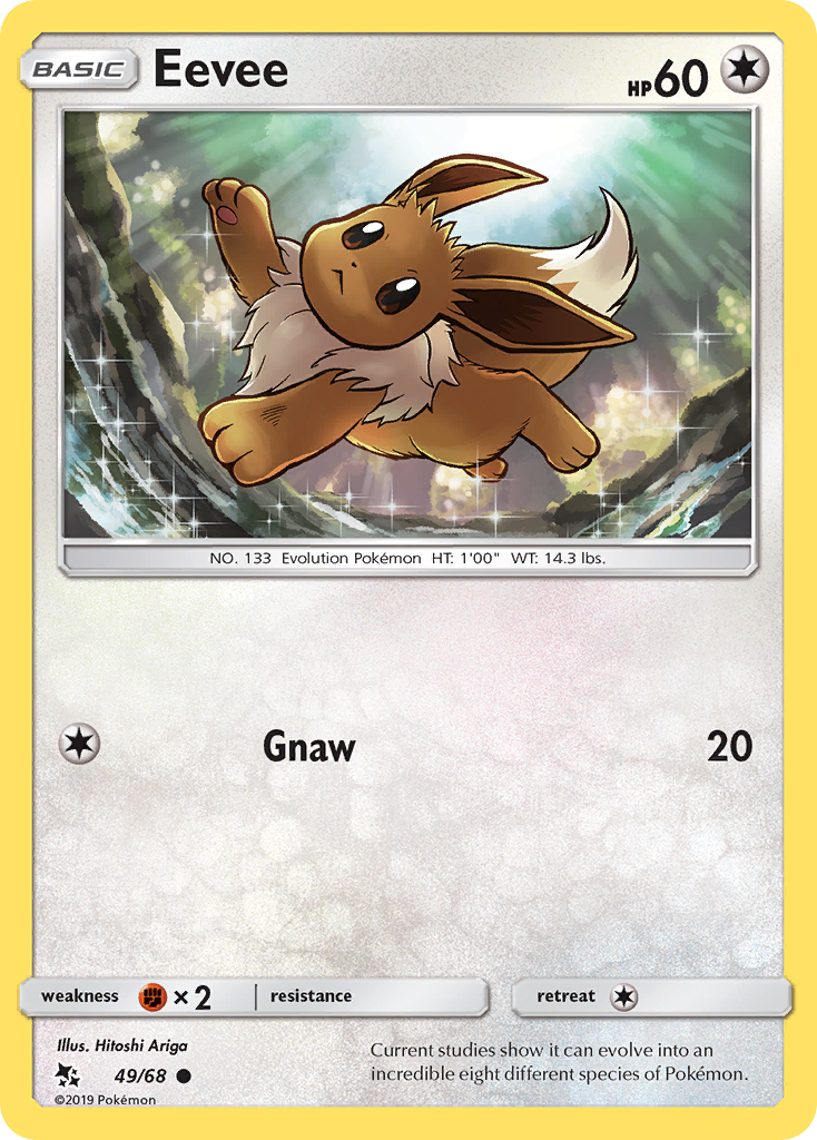 Eevee (49/68) [Sun & Moon: Hidden Fates] | Play N Trade Winnipeg