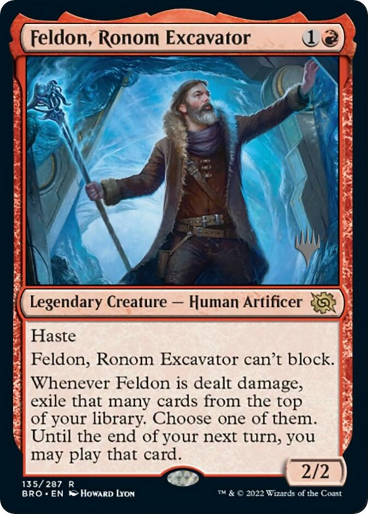 Feldon, Ronom Excavator (Promo Pack) [The Brothers' War Promos] | Play N Trade Winnipeg