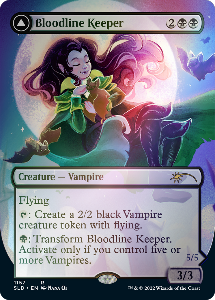 Bloodline Keeper // Lord of Lineage (Borderless) [Secret Lair: From Cute to Brute] | Play N Trade Winnipeg