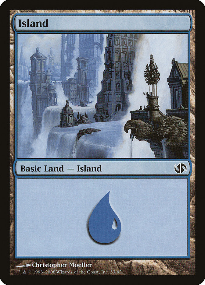 Island (33) [Duel Decks: Jace vs. Chandra] | Play N Trade Winnipeg