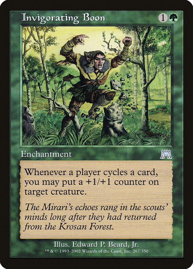 Invigorating Boon [Onslaught] | Play N Trade Winnipeg