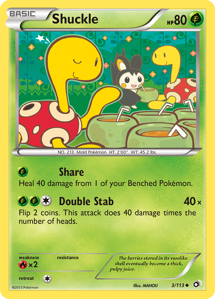 Shuckle (3/113) [Black & White: Legendary Treasures] | Play N Trade Winnipeg