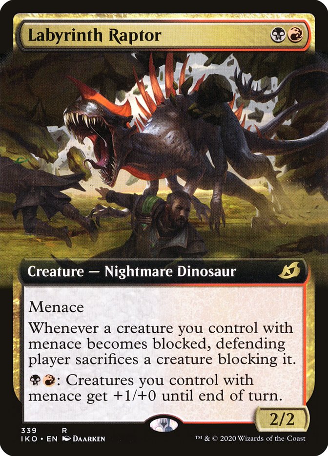 Labyrinth Raptor (Extended Art) [Ikoria: Lair of Behemoths] | Play N Trade Winnipeg