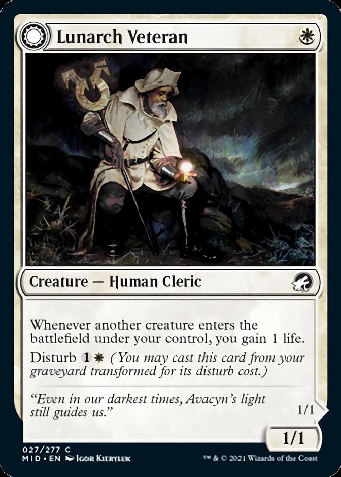 Lunarch Veteran // Luminous Phantom [Innistrad: Midnight Hunt] | Play N Trade Winnipeg