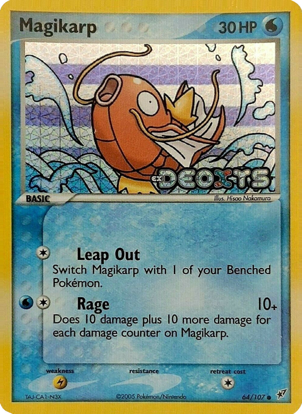 Magikarp (64/107) (Stamped) [EX: Deoxys] | Play N Trade Winnipeg