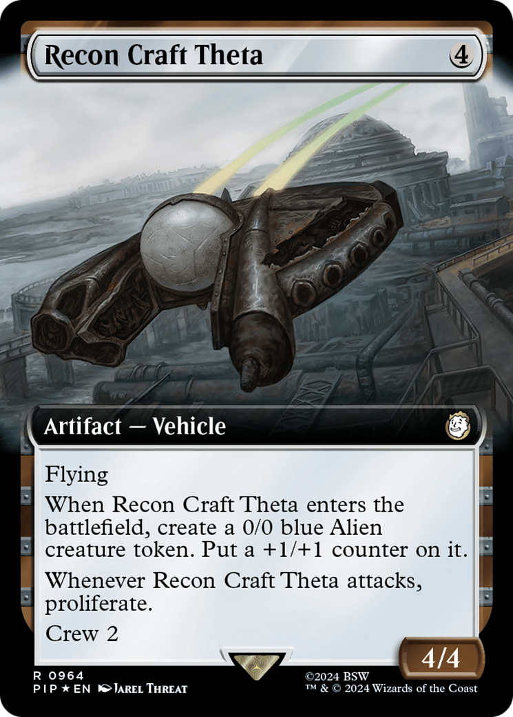 Recon Craft Theta (Extended Art) (Surge Foil) [Fallout] | Play N Trade Winnipeg