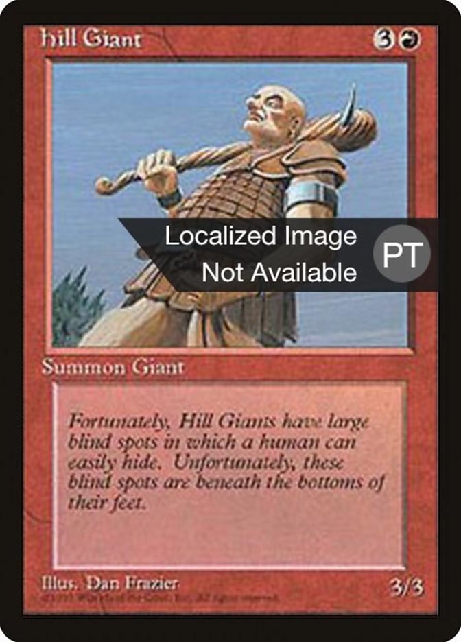 Hill Giant [Fourth Edition (Foreign Black Border)] | Play N Trade Winnipeg