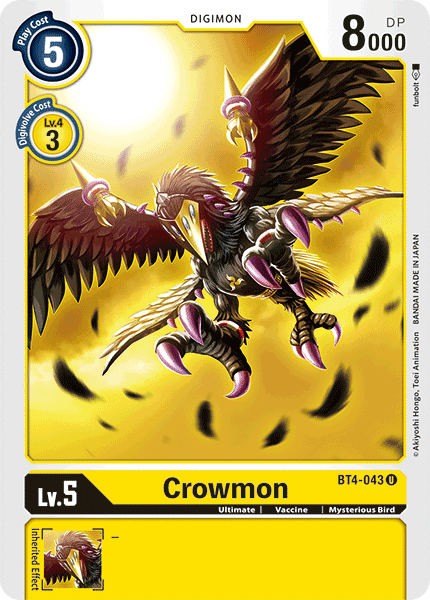 Crowmon [BT4-043] [Great Legend] | Play N Trade Winnipeg