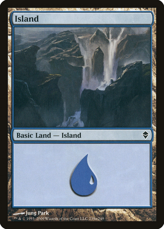 Island (235a) [Zendikar] | Play N Trade Winnipeg