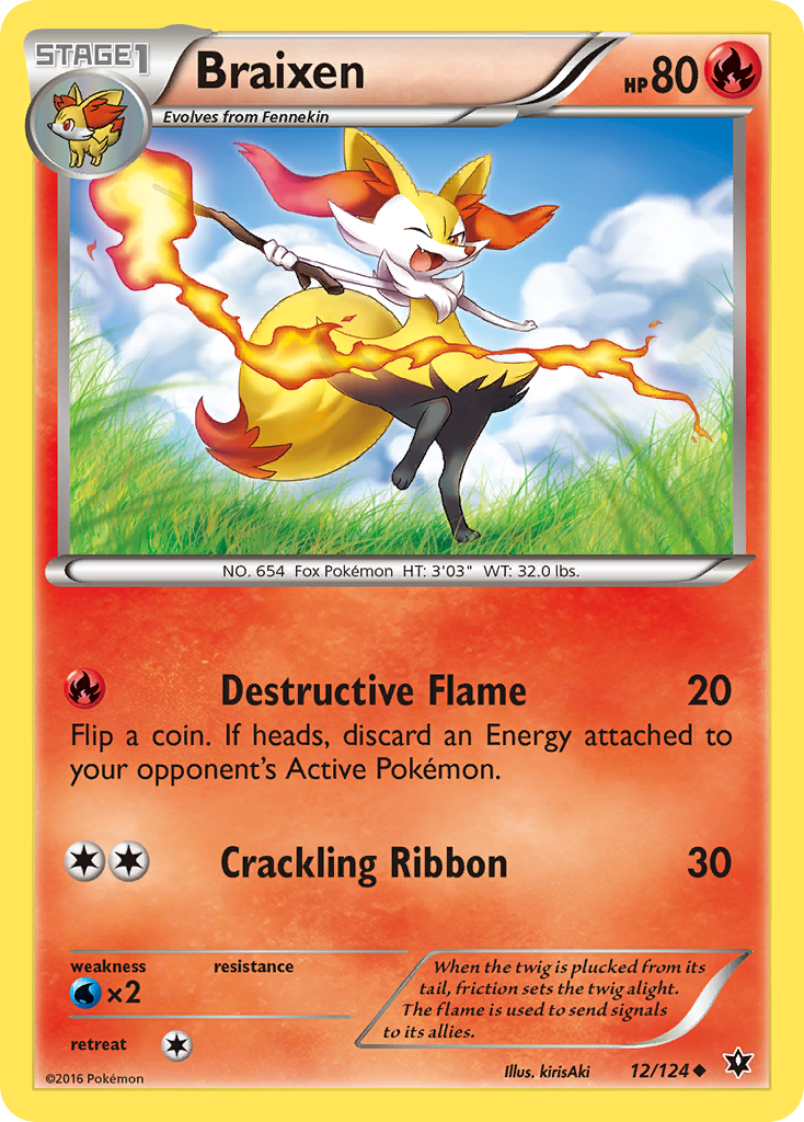 Braixen (12/124) [XY: Fates Collide] | Play N Trade Winnipeg