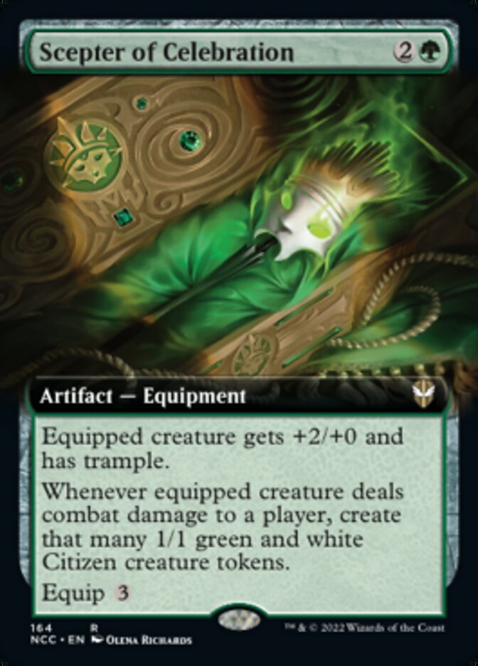 Scepter of Celebration (Extended Art) [Streets of New Capenna Commander] | Play N Trade Winnipeg