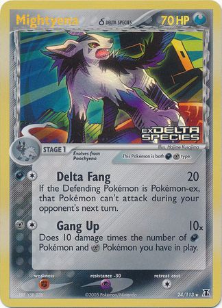 Mightyena (24/113) (Delta Species) (Stamped) [EX: Delta Species] | Play N Trade Winnipeg