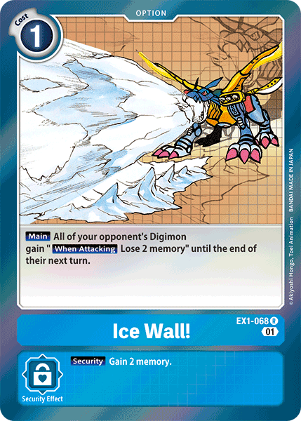 Ice Wall! [EX1-068] [Classic Collection] | Play N Trade Winnipeg