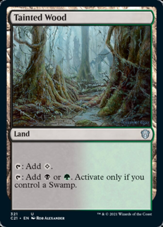 Tainted Wood [Commander 2021] | Play N Trade Winnipeg