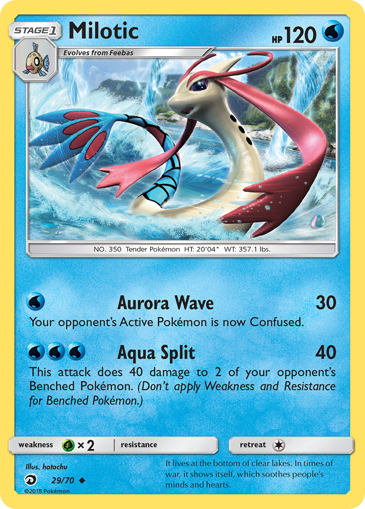 Milotic (29/70) [Sun & Moon: Dragon Majesty] | Play N Trade Winnipeg