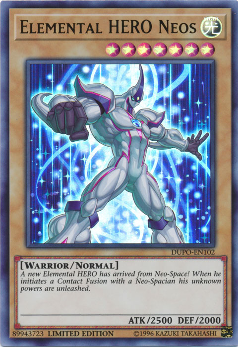 Elemental Hero Neos [DUPO-EN102] Ultra Rare | Play N Trade Winnipeg