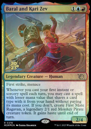 Baral and Kari Zev [March of the Machine Prerelease Promos] | Play N Trade Winnipeg