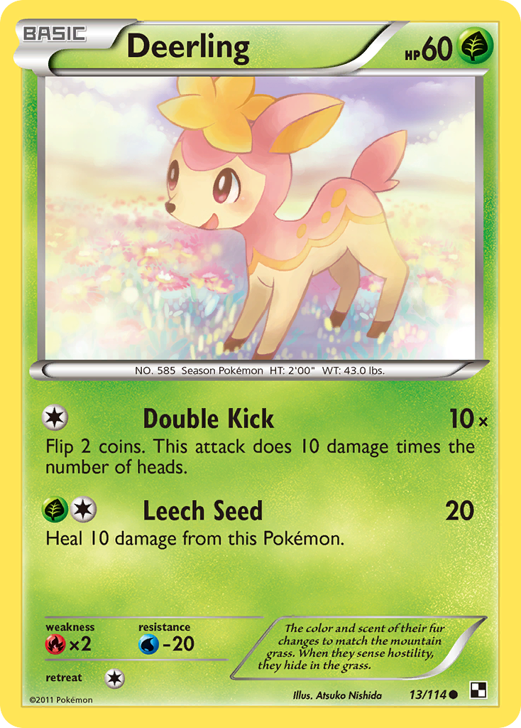 Deerling (13/114) [Black & White: Base Set] | Play N Trade Winnipeg