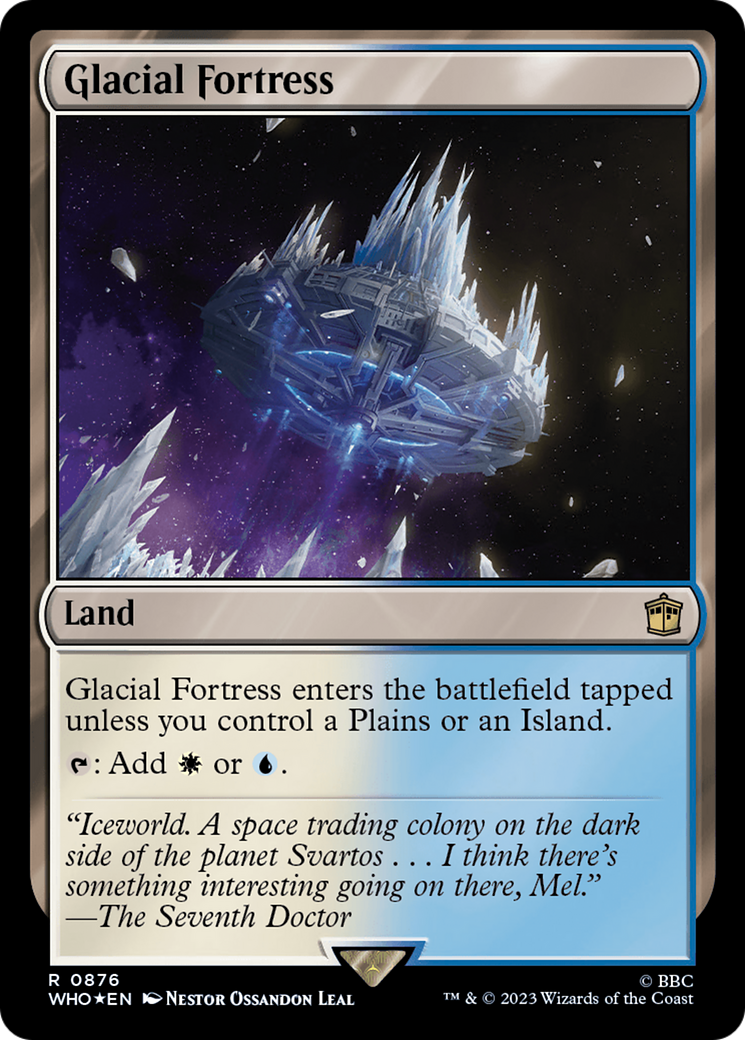 Glacial Fortress (Surge Foil) [Doctor Who] | Play N Trade Winnipeg