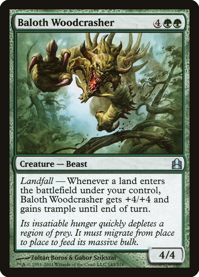 Baloth Woodcrasher [Commander 2011] | Play N Trade Winnipeg