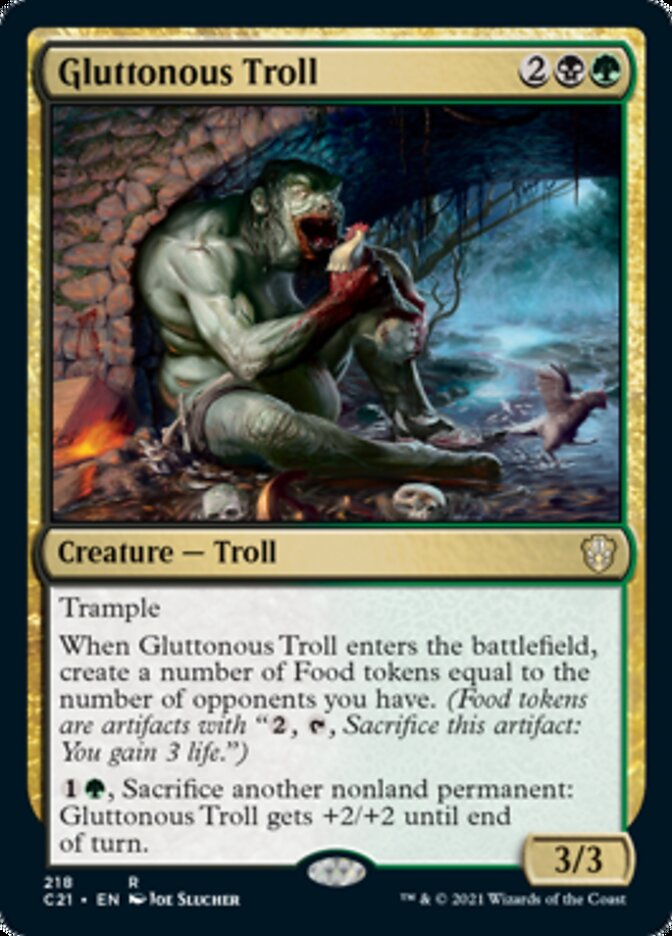 Gluttonous Troll [Commander 2021] | Play N Trade Winnipeg