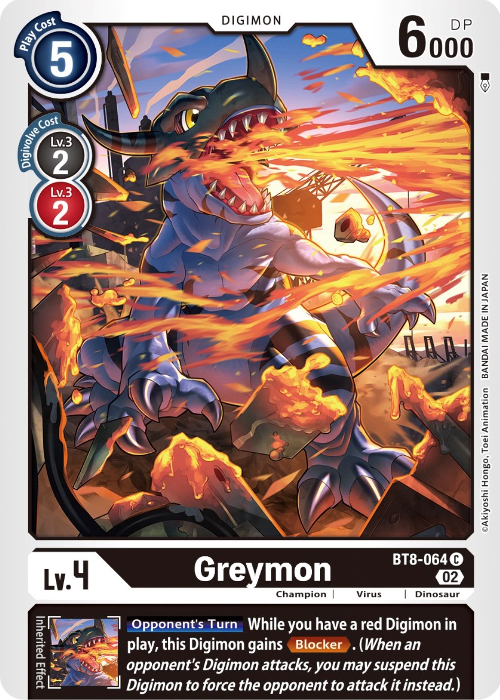 Greymon [BT8-064] (Winner Pack Dimensional Phase) [New Awakening Promos] | Play N Trade Winnipeg