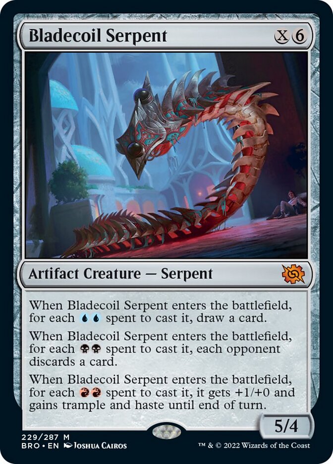 Bladecoil Serpent (Promo Pack) [The Brothers' War Promos] | Play N Trade Winnipeg