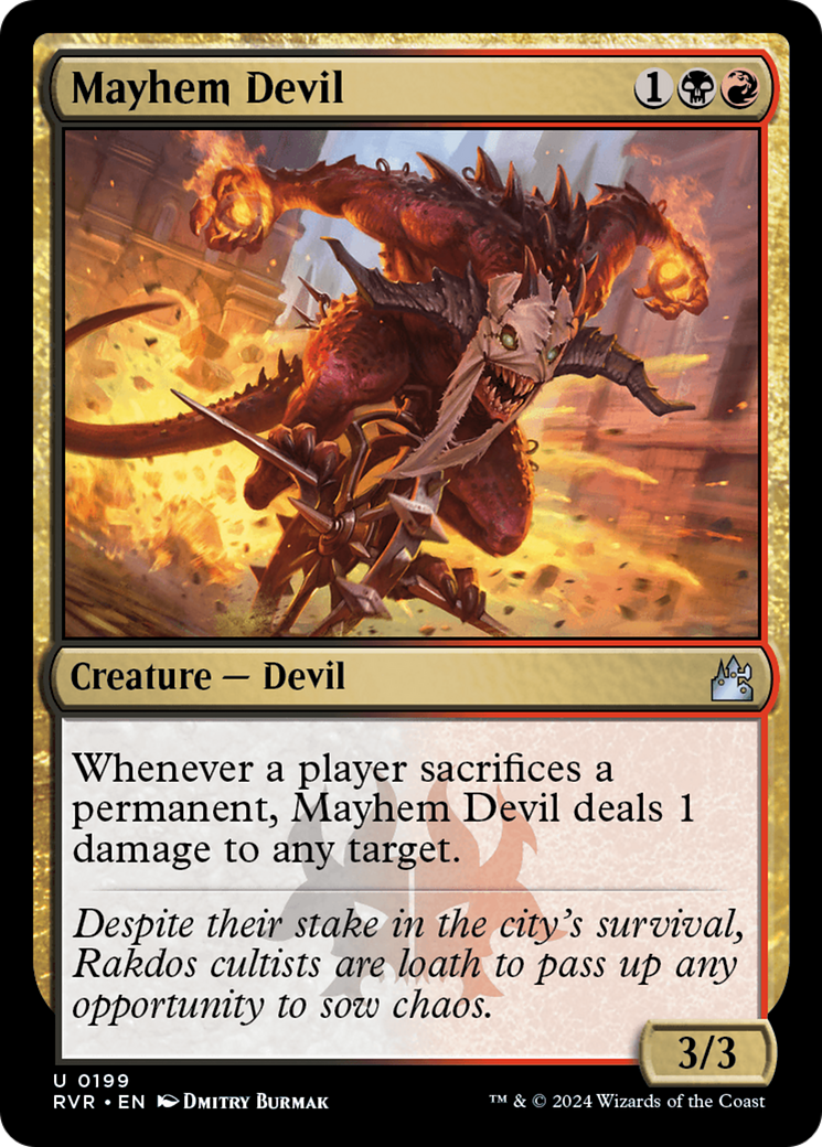 Mayhem Devil [Ravnica Remastered] | Play N Trade Winnipeg