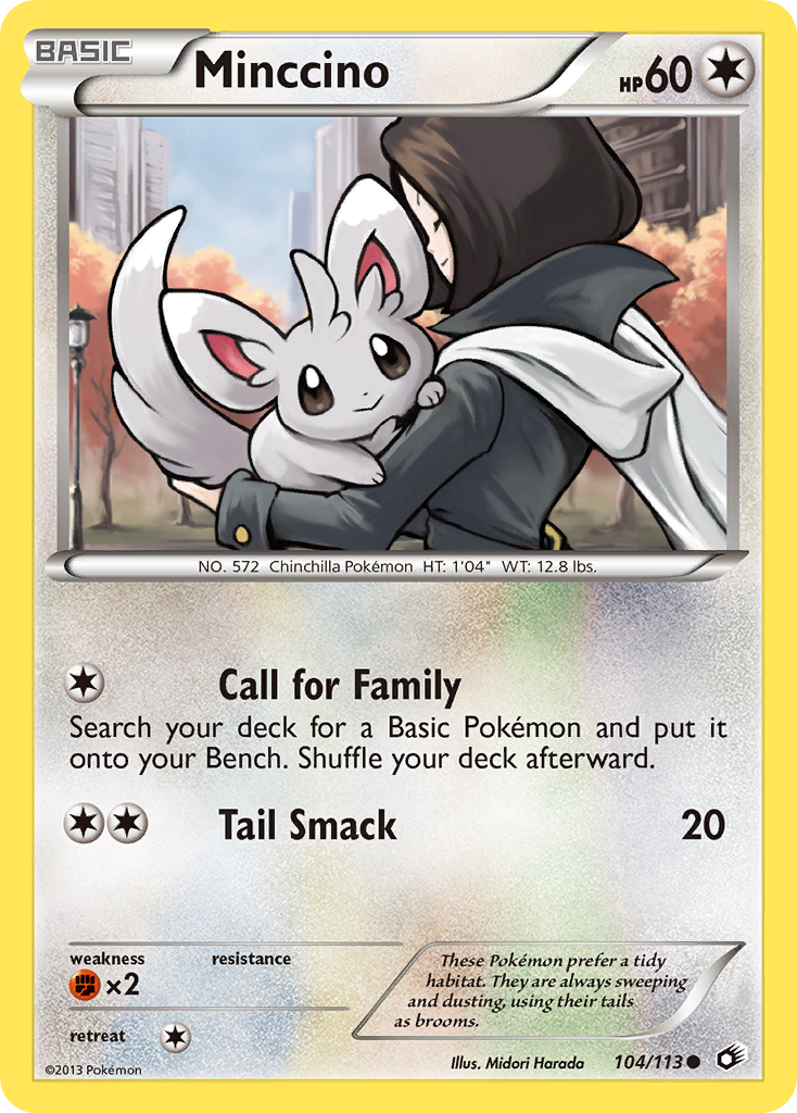 Minccino (104/113) [Black & White: Legendary Treasures] | Play N Trade Winnipeg