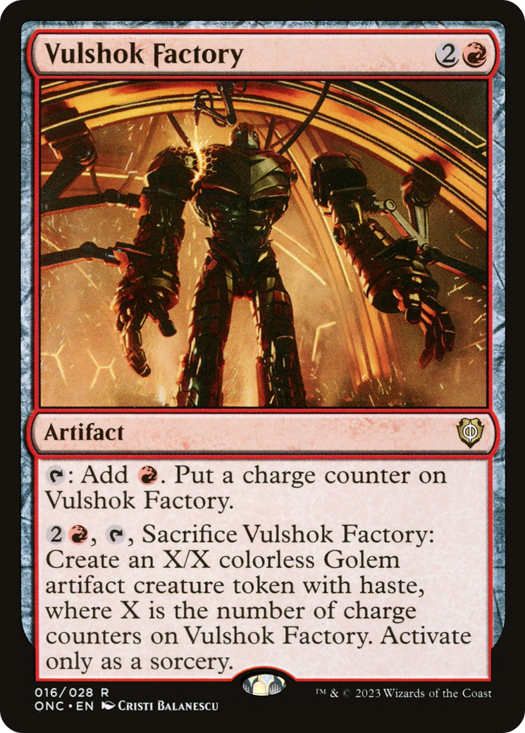 Vulshok Factory [Phyrexia: All Will Be One Commander] | Play N Trade Winnipeg