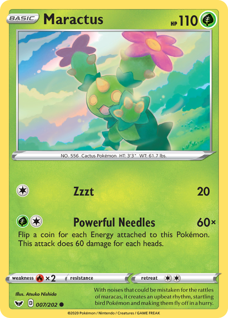 Maractus (007/202) [Sword & Shield: Base Set] | Play N Trade Winnipeg