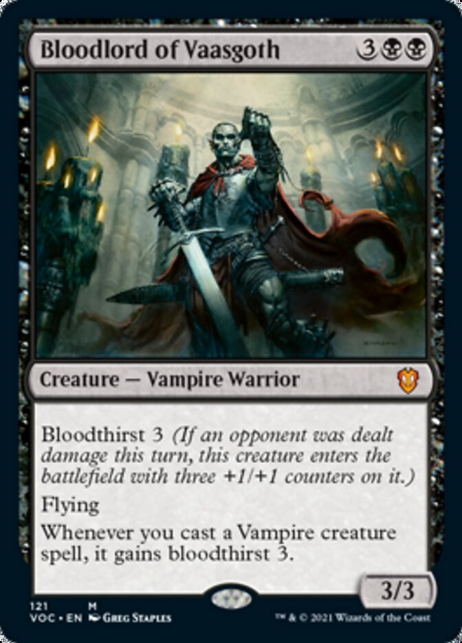 Bloodlord of Vaasgoth [Innistrad: Crimson Vow Commander] | Play N Trade Winnipeg