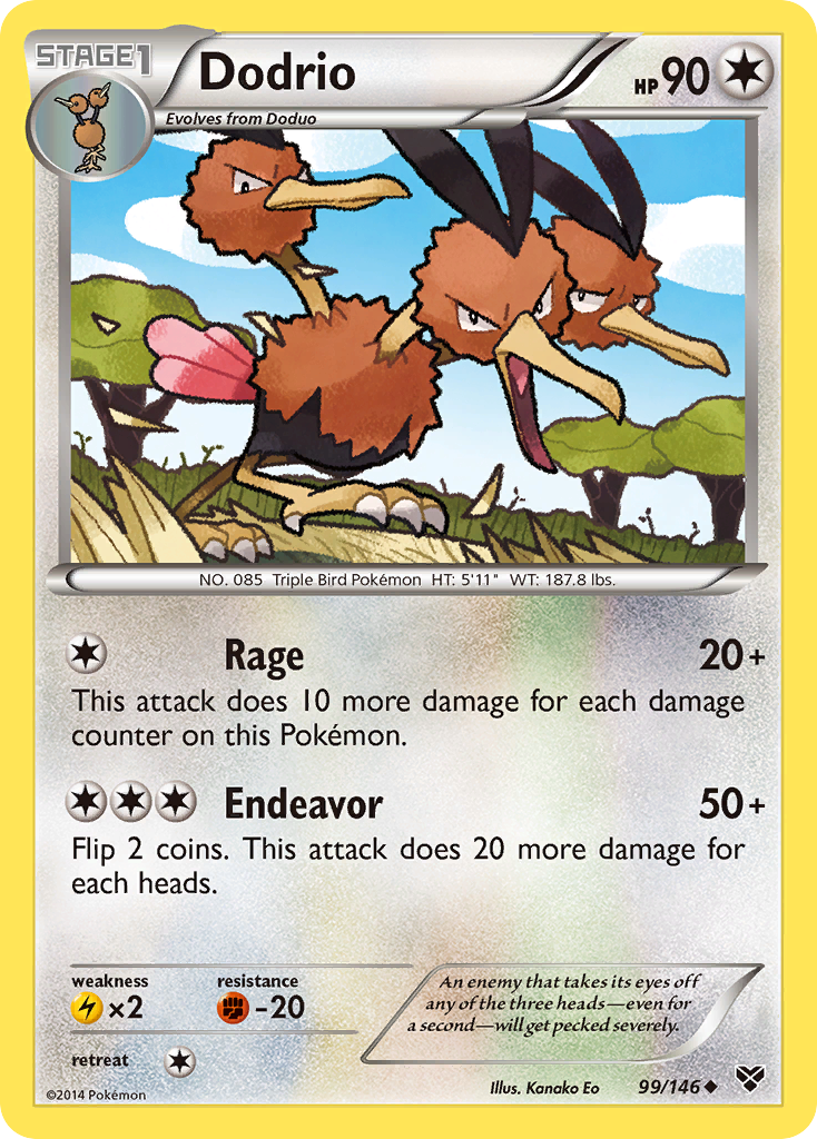 Dodrio (99/146) [XY: Base Set] | Play N Trade Winnipeg