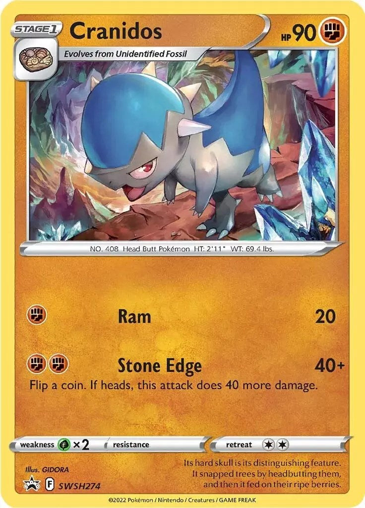 Cranidos (SWSH274) [Sword & Shield: Black Star Promos] | Play N Trade Winnipeg