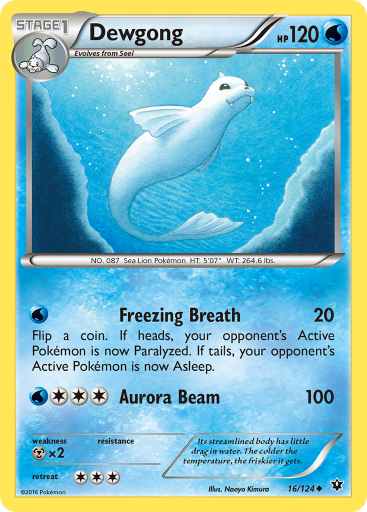 Dewgong (16/124) [XY: Fates Collide] | Play N Trade Winnipeg