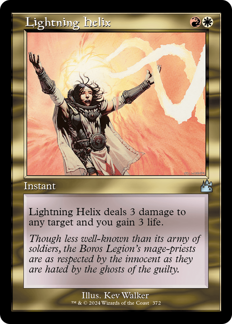 Lightning Helix (Retro Frame) [Ravnica Remastered] | Play N Trade Winnipeg