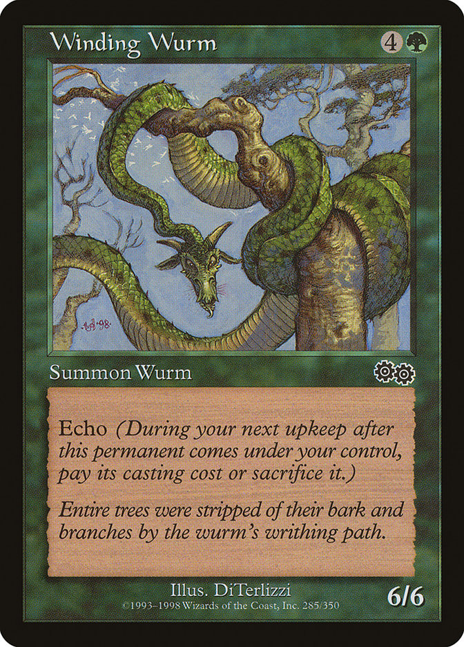 Winding Wurm [Urza's Saga] | Play N Trade Winnipeg