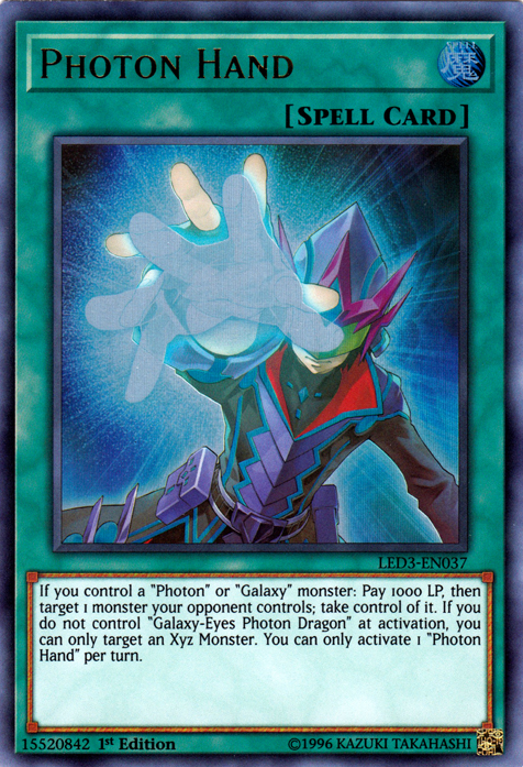 Photon Hand [LED3-EN037] Ultra Rare | Play N Trade Winnipeg