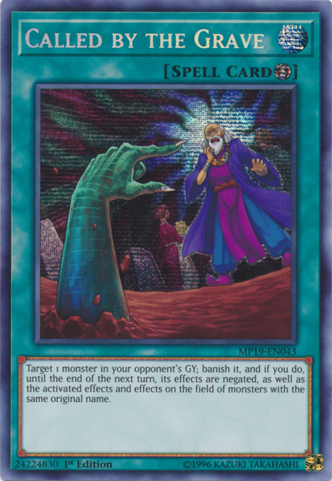 Called by the Grave [MP19-EN043] Prismatic Secret Rare | Play N Trade Winnipeg